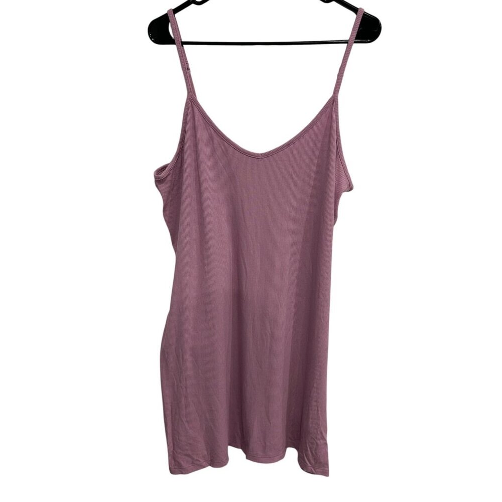 Stars Above NWT Beautifully Soft Ribbed Pink Slip Lounge Dress SZ XXL